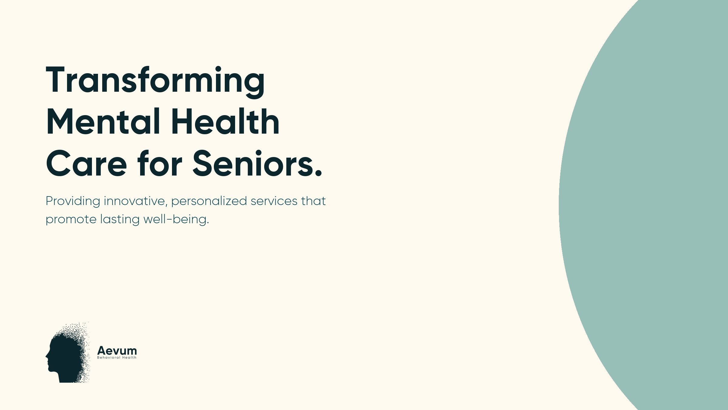 The brand speaking in its own voice — the shipped headline, set the way the identity intends: calm, declarative, unhurried.