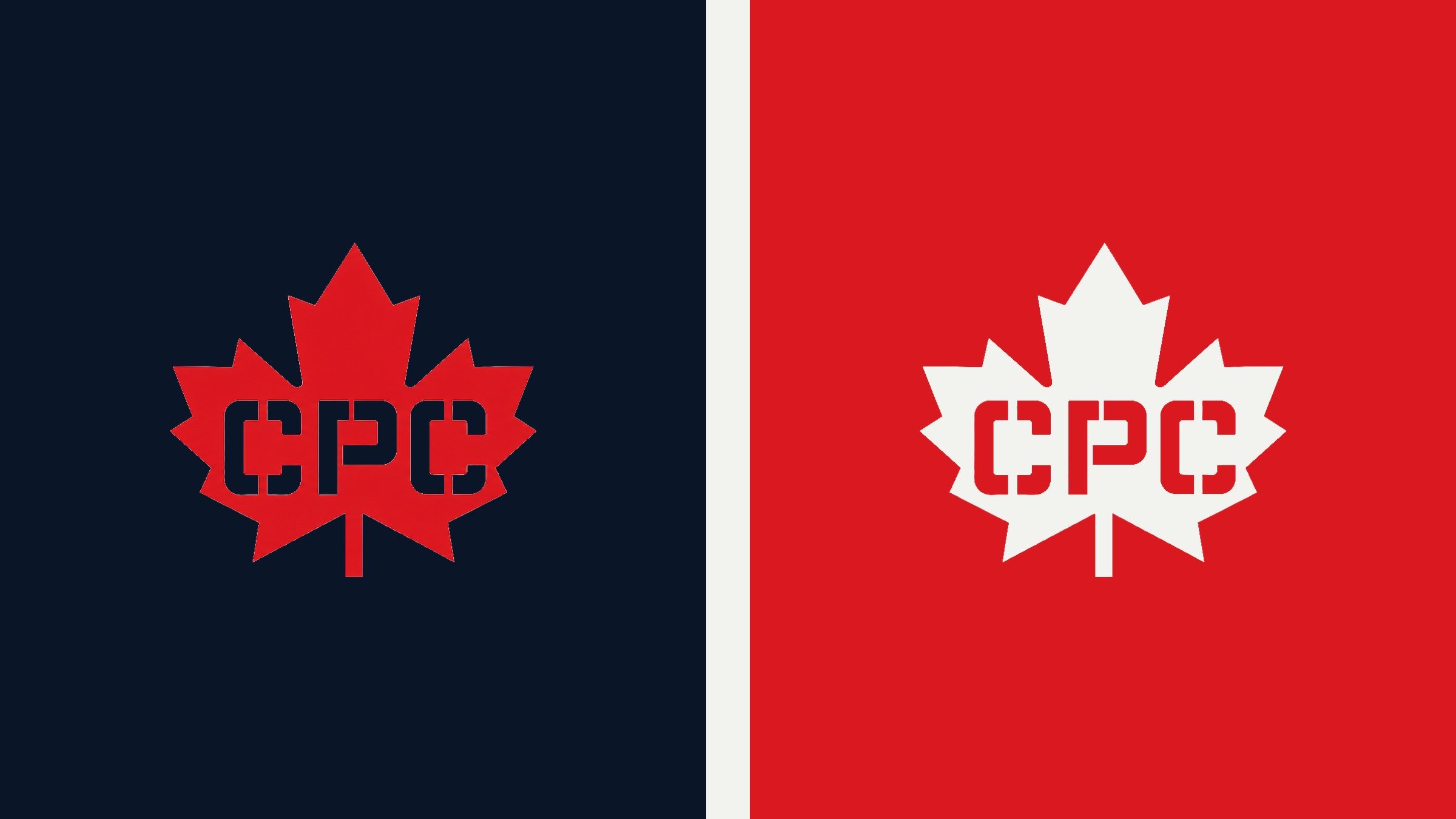 The stencil-cut leaf on the site's navy — the mark alone carries the brand.