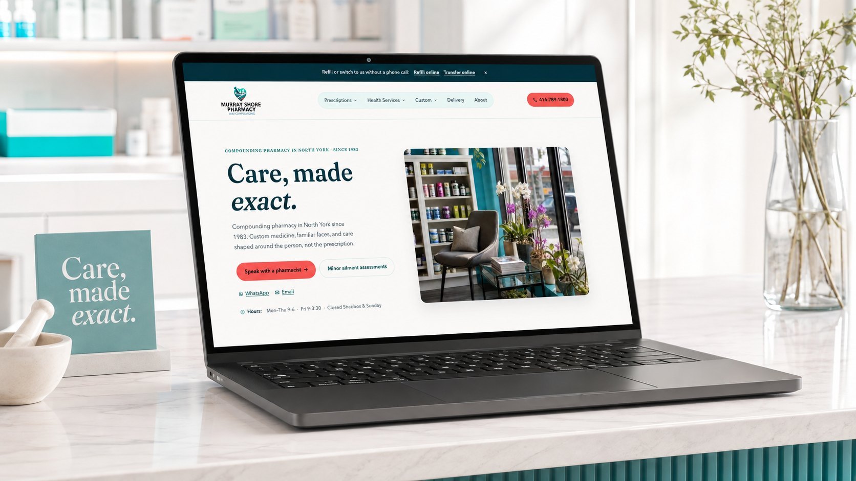 murrayshore.com — Etpaar's build, live today.