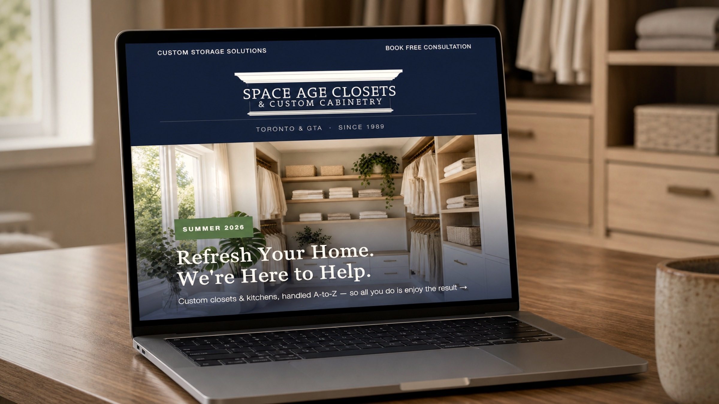 The Refresh & Declutter for Summer newsletter, sent to the Space Age list.